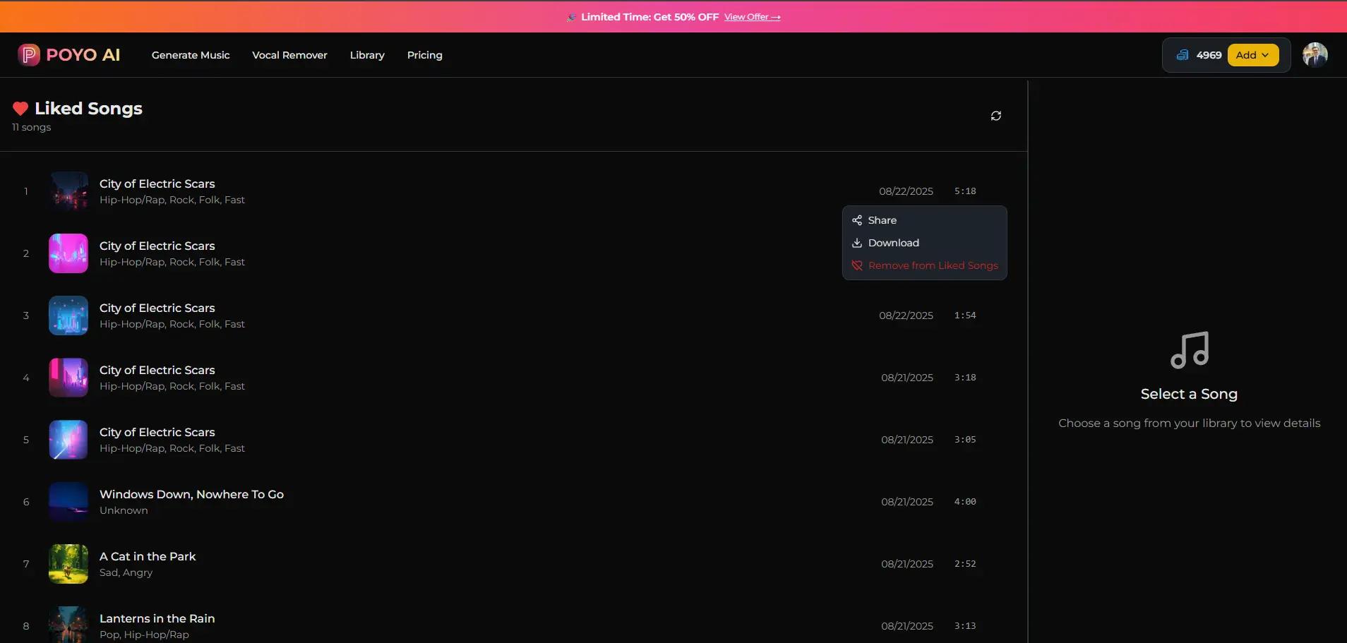 Musirio Music Library Management